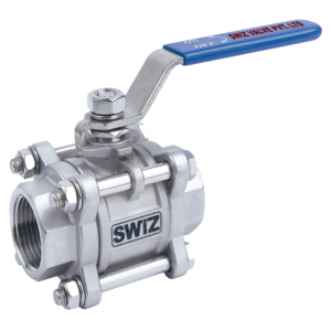 3 PCS SCREWED BALL VALVE