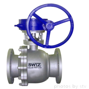 2 PCS BALL VALVE trunnion MOUNTED ball valve