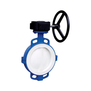 GEAR OPERATED PTFE LINING BUTTERFLY VALVE