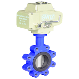 MOTORISED FULL LUG TYPE BUTTERFLY VALVE